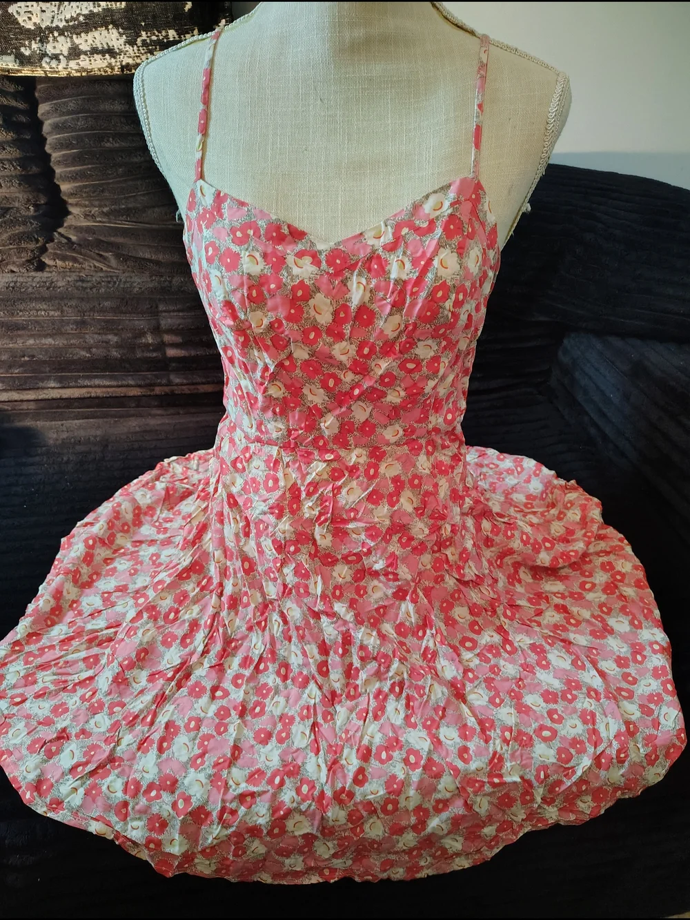 Old Navy Pink Floral Spaghetti-Strap Sundress